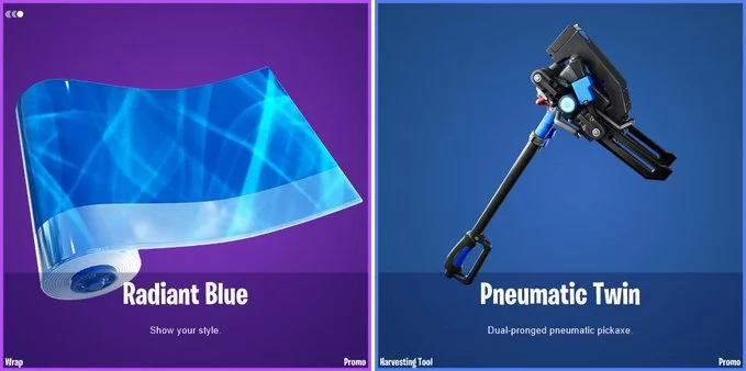Fortnite-Pneumatic-Twin-Pickaxe-Radiant-Blue-Wrap Fortnite-Pneumatic-Twin-Pickaxe-Radiant-Blue-Wrap