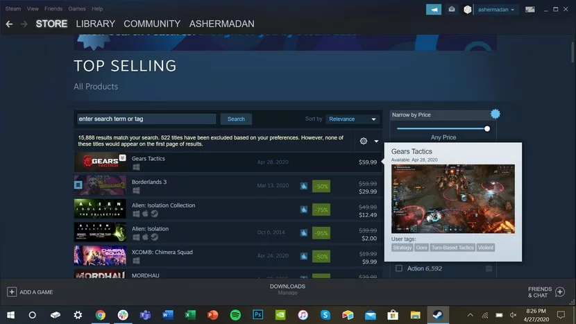 steam