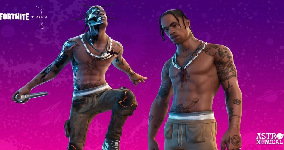 Fortnite vendos rekord të ri lojtarësh me koncertin e Travis Scott