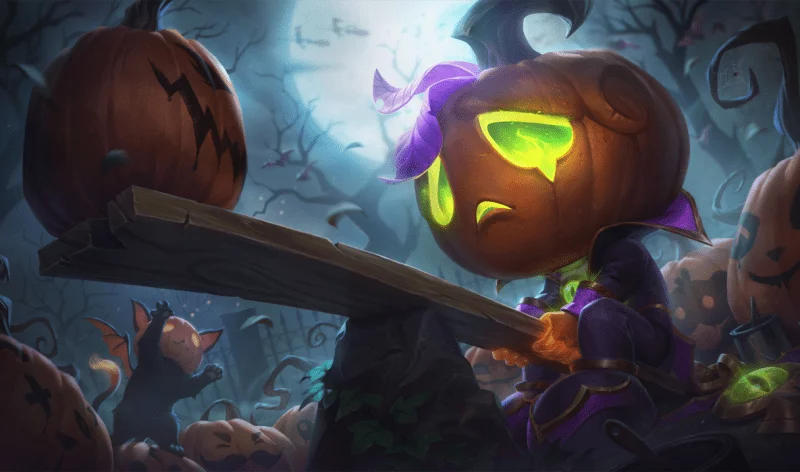 League of Legends zbulon dy Halloween Champion skins