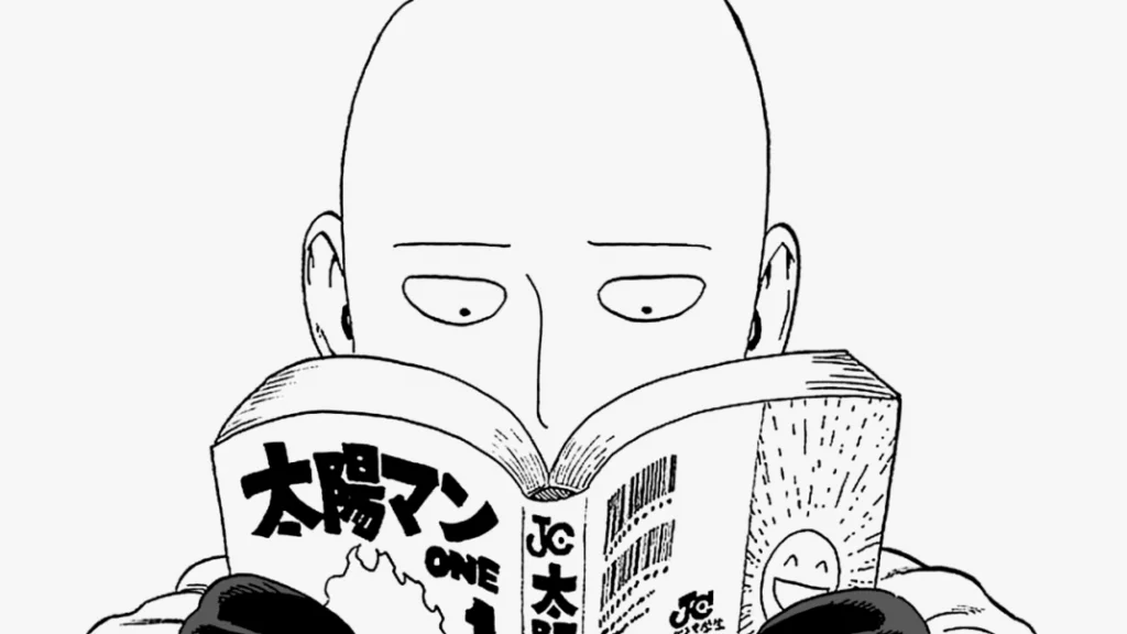 reading-manga-one-punch-man