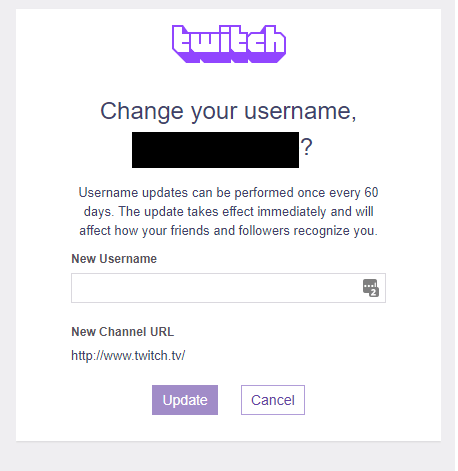 username