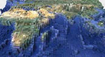 Dikush po rikrijon Tokën duke përdorur Google Earth në Minecraft