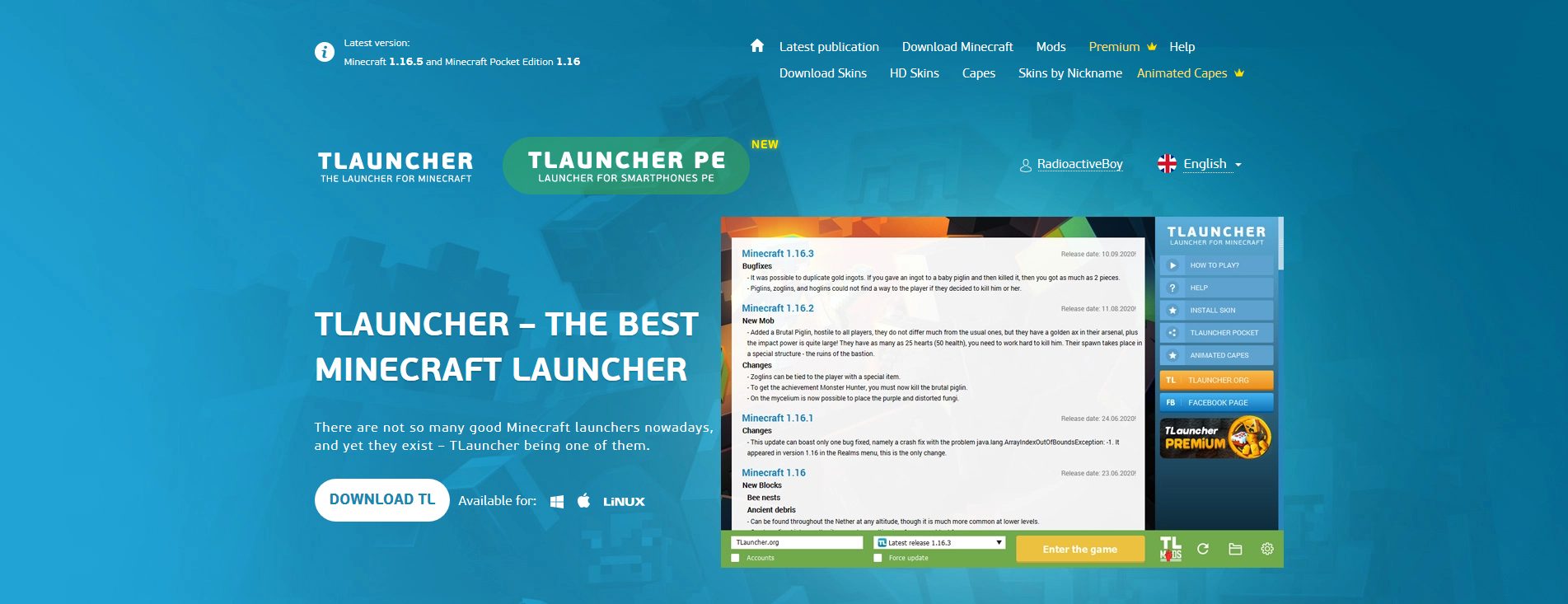 minecraft, free, t launcher, tlauncher,