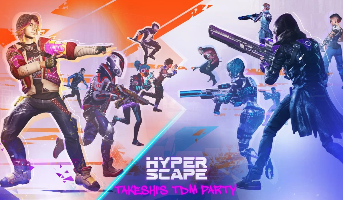 Hyper Scape sjell Takeshi’s Team Deathmatch me PC crossplay