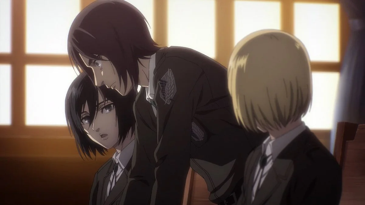 Attack-on-Titan-episode-68 attack on titan, survey corps, yelena, Anti-Marleyan Volunteers,