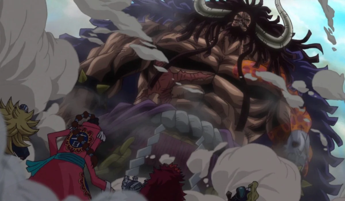 one piece, luffy, kaido,