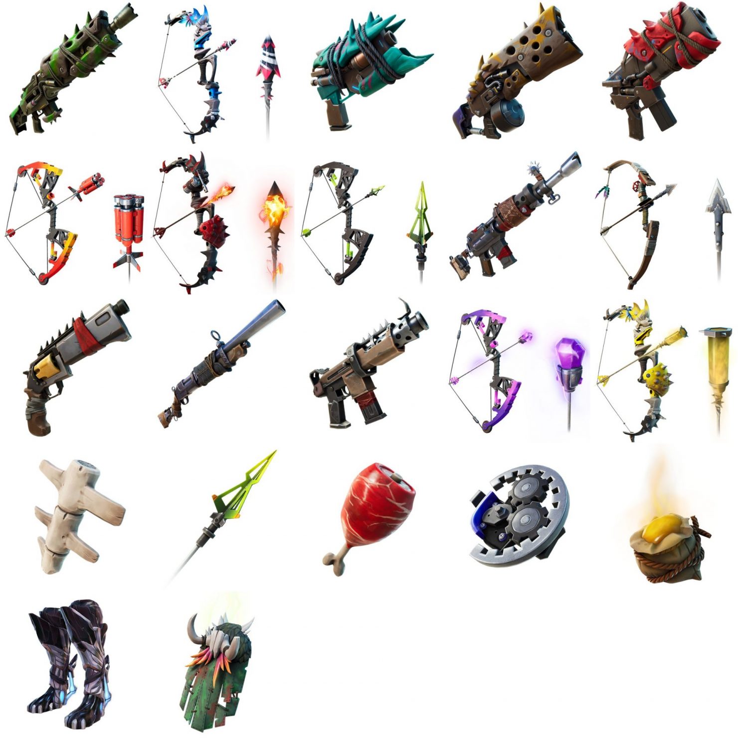 fortnite sezoni 6, fortnite exotic weapons