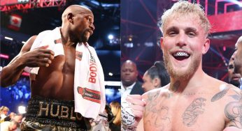 Jake Paul përballet me Floyd Mayweather në konferencën për shtyp të ndeshjes së Logan Paul