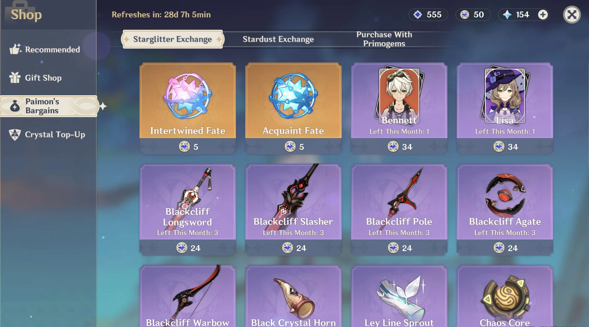 paimon's bargains