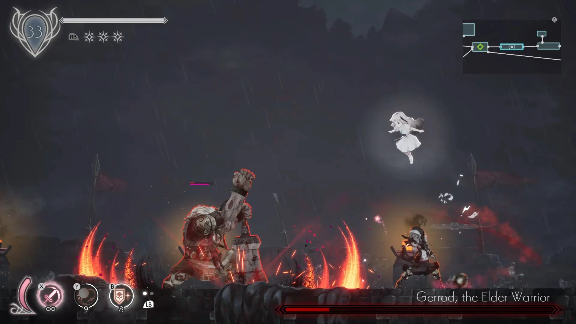 Ender-Lilies-Quietus-of-the-Knights-boss-fight