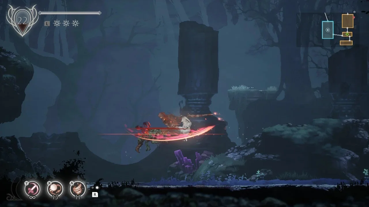 Ender-Lilies-Quietus-of-the-Knights-fighting
