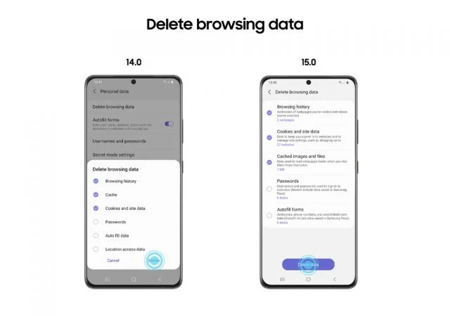 samsung internet 15.0 beta