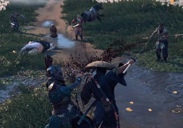 parry, ghost of tsushima, block,