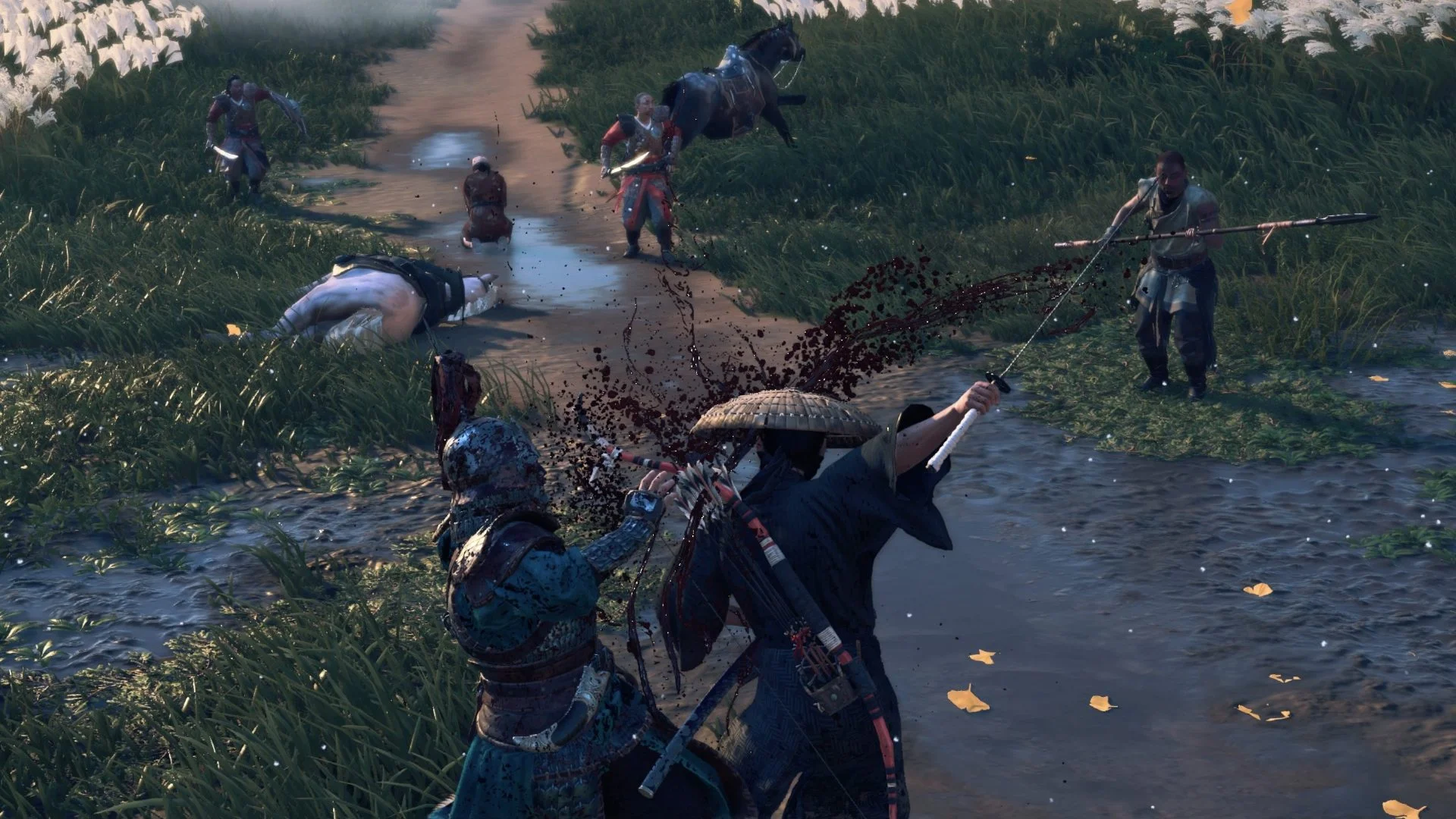 parry, ghost of tsushima, block,