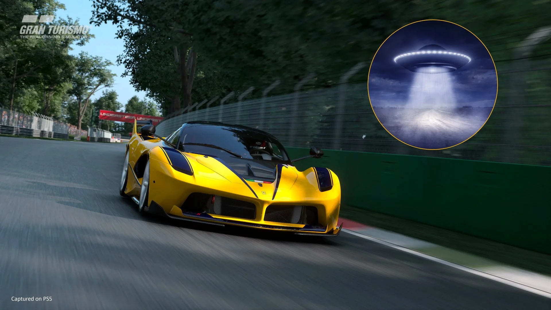 Një lojtar zbulon UFO në Gran Turismo 7